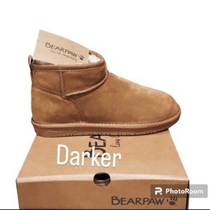 Bear paw woman boots, tan color, new never been worn